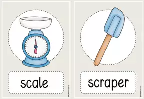 Vorschau - Präsentationen/Tafelbilder - kitchen: flashcards/ Bildkarten - word and picture - Seite 2