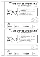 Vorschau - Arbeitsblätter - Satzglieder mit Mops (Heft zum Einführen und Üben) - Seite 3