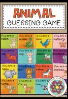 Vorschau - Stationenlernen - Animal Guessing Game (Speaking activity) - Deckblatt