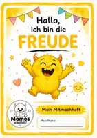 Vorschau - Arbeitsblätter - Momos Wunderwelt - Mitmachheft zur Freude - Deckblatt
