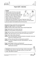 Vorschau - Arbeitsblätter - Taylor Swift - Lesetext zu einer genialen Frau - Seite 3