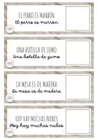 Vista previa - Refuerzo / NEE / Materiales de apoyo - Lectura de oraciones - comprensión lectora - página 1