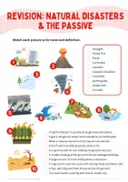 Vorschau - Arbeitsblätter - Revision - Natural Disasters & The Passive (passend zu MORE! 3 Unit 12) - Seite 1