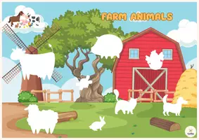 Vista previa - Juegos / Gamificación - Estera de clasificación de ANIMALES de la GRANJA y del ZOO en INGLÉS - página 2