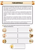 Vorschau - Arbeitsblätter - Fabelmerkmale kennenlernen, erkennen und anwenden - Arbeitsblätter für Kl. 5/6 - Seite 2