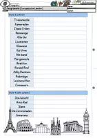 Vorschau - Arbeitsblätter - Anagramme Europäische Ländernamen - Seite 2