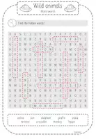 Vorschau - Arbeitsblätter - Word Search (3./4. Klasse, Englisch) - Seite 2