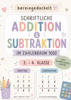 Vorschau - Arbeitsblätter - schriftliches Subtrahieren und Addieren im ZR 1.000 - Deckblatt