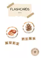 Vista previa - Refuerzo / NEE / Materiales de apoyo - Flashcards de otoño - Portada