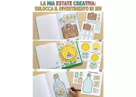 anteprima - Materiale interattivo - Estate creativa lavoretti 3D - Pagina di copertina