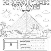 Vorschau - Mal- und Bastelvorlagen - Weltwunder der Antike Ausmalbilder (7 Malvorlagen) - Seite 1