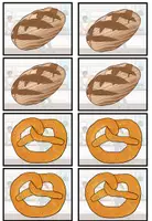 Vorschau - Spiele - Rollenspiel "In der Bäckerei" Thema Einkaufen - DaZ / DaF / Deutsch - Seite 1