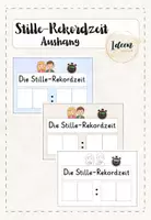 Vorschau - Poster - Stille-Rekordzeit Aushang I Freebie - Deckblatt