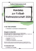 Vorschau - Mal- und Bastelvorlagen - 13 Mandalas zur Fußball WM 2026 - Seite 2