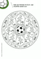 Vorschau - Mal- und Bastelvorlagen - 13 Mandalas zur Fußball WM 2026 - Seite 3