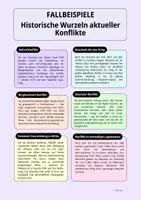 Vorschau - Arbeitsblätter - Historische Wurzeln aktueller Konflikte - Deckblatt