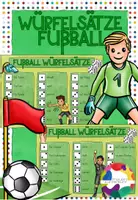 Vorschau - Arbeitsblätter - Fußball Würfelsätze - Deckblatt