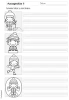 Vorschau - Arbeitsblätter - Sätze und Satzarten Winter Klasse 2-3 | Deutsch Grammatik Grundschule - Seite 3