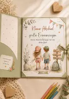 Vorschau - Arbeitsblätter - Abschiedsmappe "Kleiner Abschied-große Erinnerungen" Vorschulkind l Kita l Abschied - Deckblatt