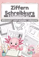 Vorschau - Arbeitsblätter - Ziffern schreiben - die 7 - Schreibrichtung, Mengen, Muster uvm - Deckblatt
