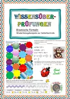Vorschau - Test - Binomische Formeln - Wissensüberprüfung - Deckblatt