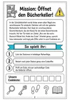Vorschau - Fördermaterial/Inklusion - Escape Room Deutsch Klasse 5/6 – Rätselstationen zu Grammatik, Rechtschreibung & Wortschatz - Seite 2