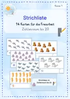 Vorschau - Arbeitsblätter - Wachsendes Materialpaket: Freiarbeit Mathematik I Kl.1 - Seite 1