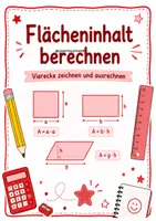 Vorschau - Arbeitsblätter - Flächeninhalt - Materialpaket ab Klasse 5 - Seite 1
