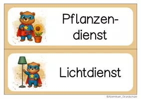 Vorschau - Bildkarten - Murmeltierklasse Klassendienste Klassentier Murmeltier - Seite 2