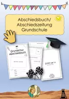 Vorschau - Arbeitsblätter - Abschiedsbuch/Abschiedszeitung/Abschied Grundschule - Deckblatt