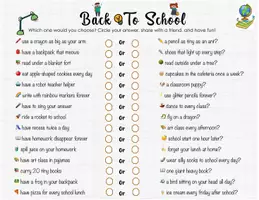 Aperçu - Feuilles d'exercices - Back-to-School Icebreaker Activity Pack - Page 2