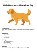 Vorschau - Arbeitsblätter - Kostenlos: Kreatives Schreiben Klasse 3 | Mein Haustier | Fantasiegeschichte - Seite 2
