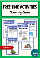 Vorschau - Spiele - Free Time Activities Guessing Game - Deckblatt