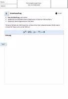 Vorschau - Arbeitsblätter - Polynomgleichung lösen mit Satz vom Nullprodukt - Seite 1