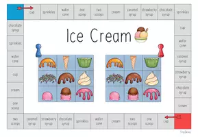 Vorschau - Spiele - Bingofelder - Ice Cream (Flavours) (3./4. Klasse, Englisch) - Seite 2