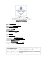 Vorschau - Stundenentwürfe - Unterrichtsbesuch Nr5 - Hauswirtschaft - Seite 1