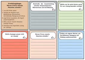 Vorschau - Arbeitsblätter - Spurensuche: Körperwärme & Kälte – Mystery-Material mit Fallimpuls, Hinweiskarten, Ermittlungsbogen, Lösung und S/W-Version - Seite 3