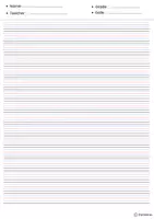 Aperçu - Fiches - Printable Writing Practice Pages - Page de couverture