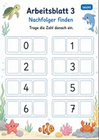 Vorschau - Arbeitsblätter - Vorgänger und Nachfolger bis 10 | Mathematik Klasse 1 | 7 Arbeitsblätter als PDF - Seite 3
