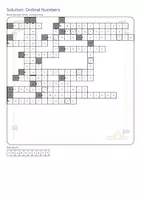 Vorschau - Arbeitsblätter - 7 Rätsel (Suchsel und Kreuzworträtsel): Time, Days of the Week, Months, Seasons, Ordinal Numbers - Seite 3