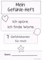 Vorschau - Unterrichtsreihen - Gefühle verstehen Klasse 1 bis 4 | Emotionale Kompetenz, Wortschatz & Handlungsstrategien · Kinderheft - Seite 1