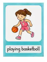 Vorschau - Bildkarten - Sports and Hobbies Flashcards & Bildkarten Englisch I Free Time Activities Vocabulary Cards I ESL/EFL - Seite 1