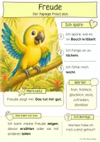 Vorschau - Unterrichtsreihen - Gefühle verstehen Klasse 3 und 4 | Emotionale Kompetenz, Wortschatz & Handlungsstrategien · Mitmachkarten - Seite 1