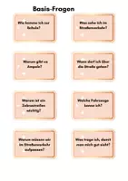 Vorschau - Stundenentwürfe - Reflexionskarten „Straßenverkehr“ – Gesprächsanlässe für die Grundschule - Seite 1