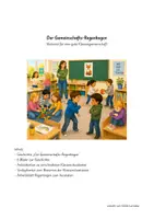 Vorschau - Arbeitsblätter - Der Gemeinschafts-Regenbogen - Bildgeschichte zum Gemeinschaft stärken - Anlasskarten zum Äußern von Gefühlen - Deckblatt
