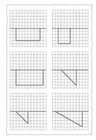 Vorschau - Arbeitsblätter - Materialpaket - Trainingshefte Spiegelungen, Symmetrie Teil 1 + 2 - Seite 3