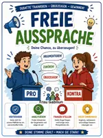 Vorschau - Arbeitsblätter - Vorbereitung der Freien Aussprache - Deckblatt