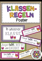 Vorschau - Poster - Klassenregeln - Deckblatt