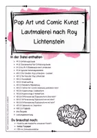 Vorschau - Unterrichtsreihen - Kunstprojekt: Comic und Lautmalerei nach Roy Lichtenstein zur Fußball WM 26 - Klasse 2 bis 6 - Seite 2