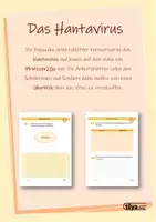 Vorschau - Arbeitsblätter - Hantavirus: Droht eine erneute Pandemie? - Deckblatt